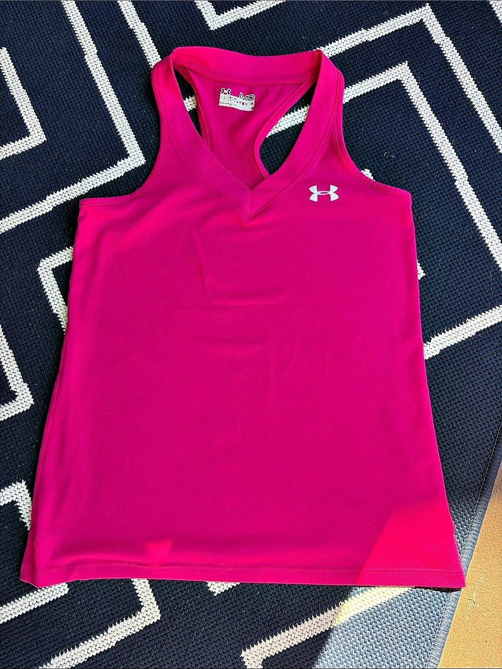 Under Armour HeatGear Racerback Tank Top Pink